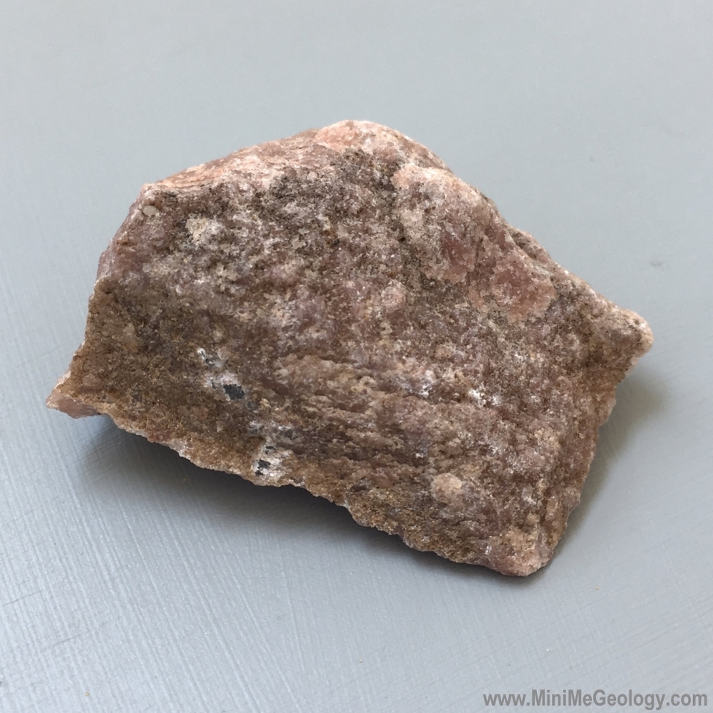 Pink Quartzite Metamorphic Rock Mini Me Geology