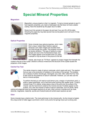 Teaching Minerals - Lesson plans for classrooms and homeschool ...