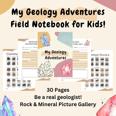 My Geology Adventures Field Book | Fiction & Activity Books for Kids