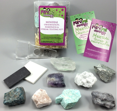 Mineral Observation, Hardness & Streak Testing Kit