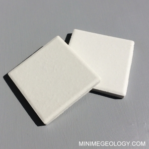 White Streak Plate for Mineral Identification – Mini Me Geology